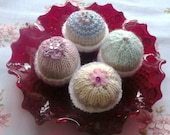 Knitting PATTERN Knitted Food Cute Cupcakes INSTANT DOWNLOAD