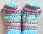 Knitting PATTERN Toe up Lacy SOCKS Instant DOWNLOAD