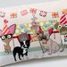 Dog Street Party Cushion Diamond Jubilee