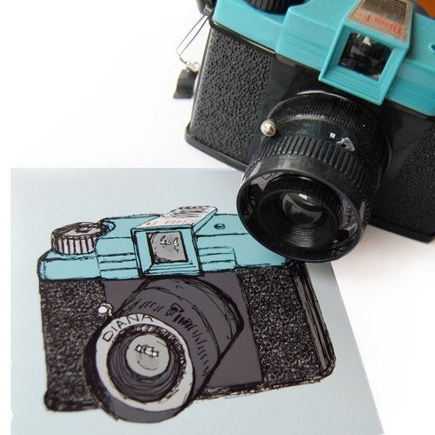 Diana Camera illustration