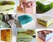 SOAP -6 handmade soaps with flat rate shipping.  Pick any 6 soaps from my shop.
