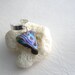 Purple Paua Abalone Shell Ear Cuff Jewelry, Mini Earcuff, No Piercing Cartilage Cuff