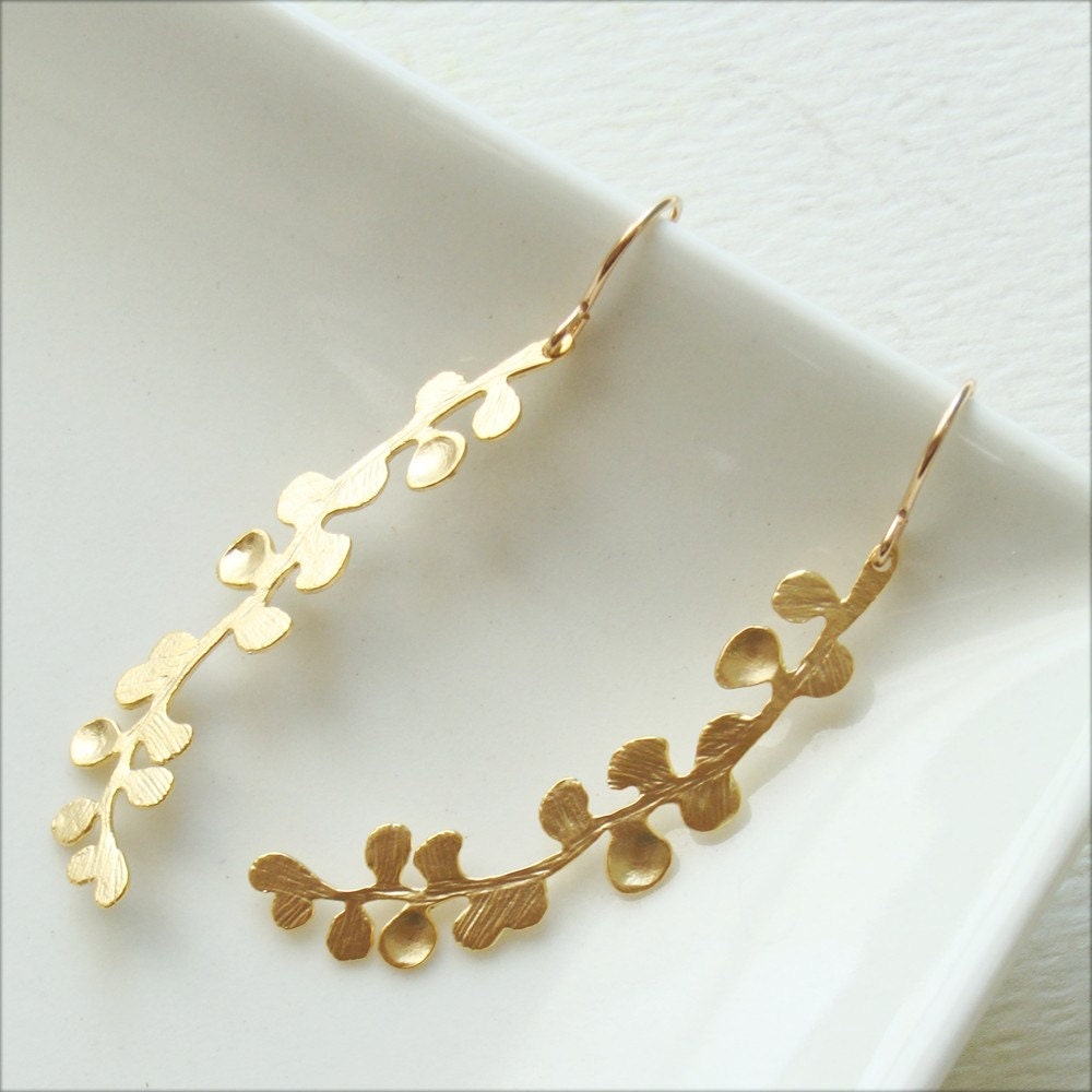 NEW 2010 COLLECTION - Branch and leaf Earring