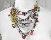Lorelei - Seahorse Statement Necklace
