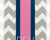 Personalized chevron with ribbon