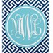 Personalized GREEK KEY iphone case
