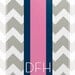 Personalized chevron with ribbon