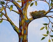 Amy Giacomelli painting print ..Finally Here -- 8 x 10 Glossy Print