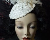 Flapper Cocktail Bridal Hat
