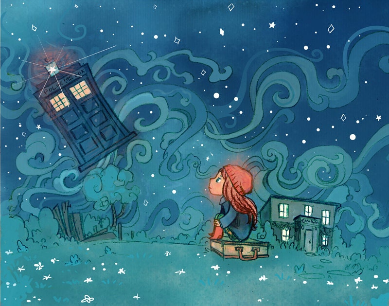 The Girl Who Waited 5x7 print