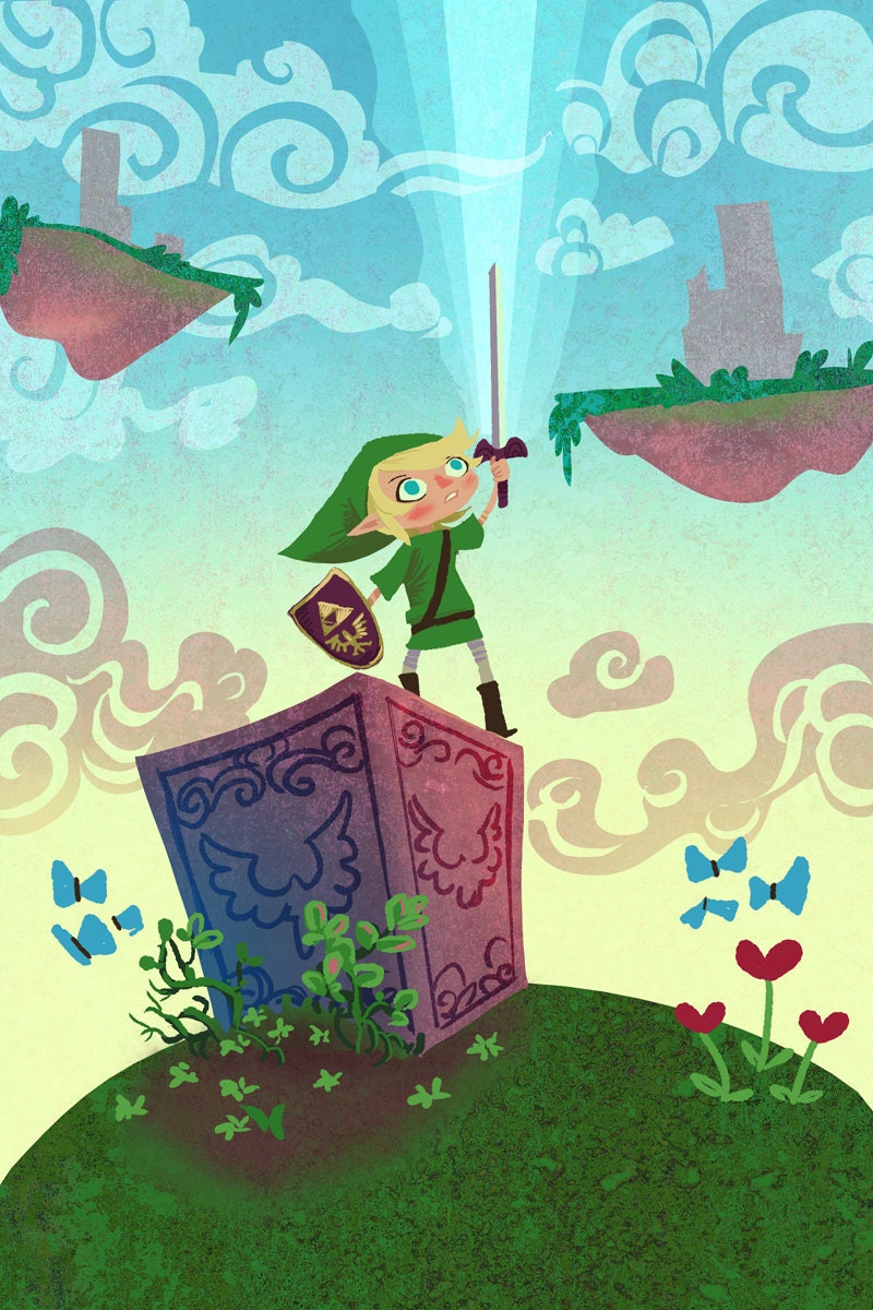 Skyward limited edition Zelda poster