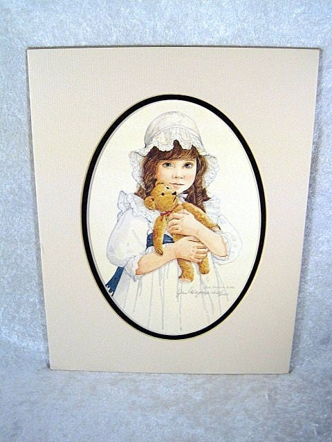 Jan Hagara Signed Lithograph Print Numbered 1625/2000 'Cristina'