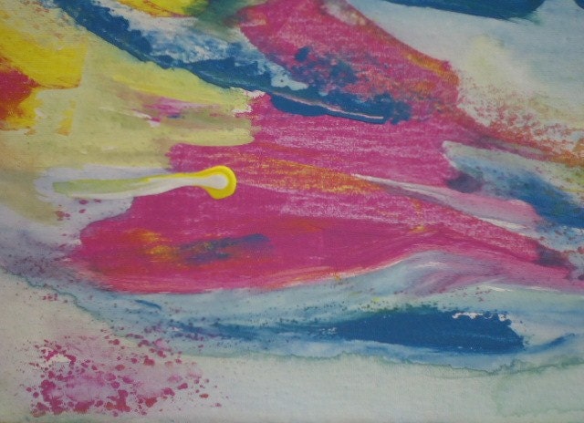 HALF PRICE Coral Reef Sea Fantasy by Joy 12 x 12 acrylic original painting