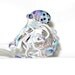 Octopus Sherlock Medium Hand Blown Glass