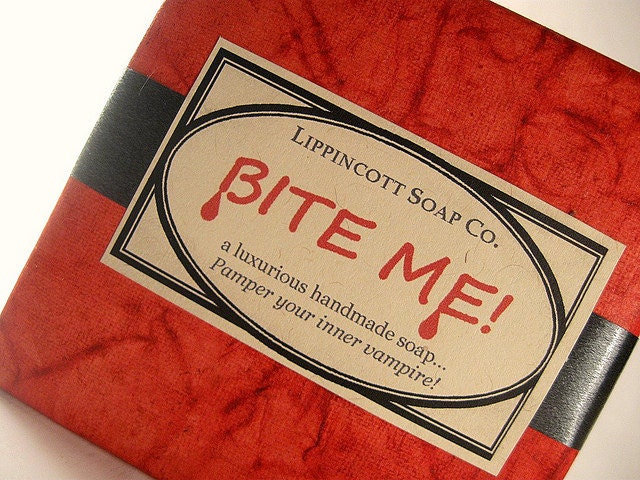 Vampire Soap - Bite Me Soap - Cold Process Soap