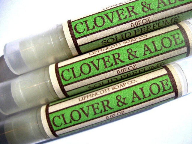 Clover and Aloe Solid Perfume - Perfume Stick