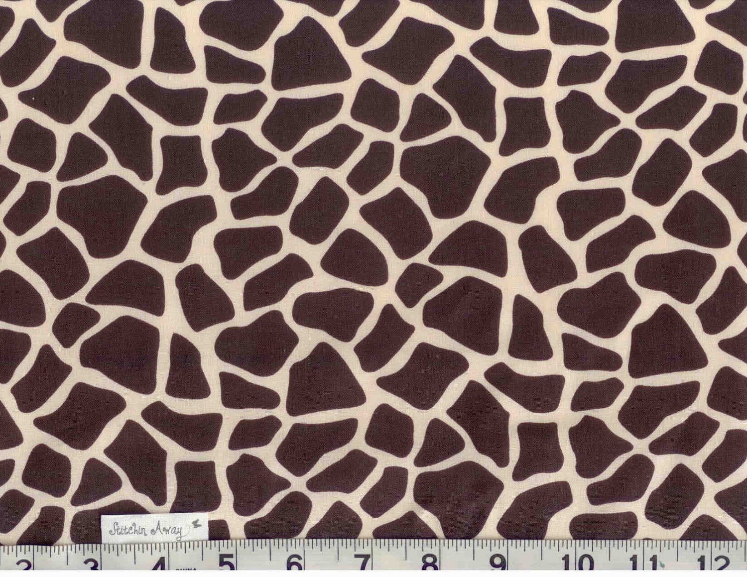 Brown Giraffe Print