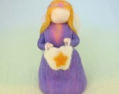 Tooth Fairy Wool Table Doll Needle Felted