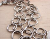 Cuff Bracelet Multi Strand Chain Links Hardware Jewelry Eco Friendly