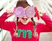 LONG SLEEVE Create Your Own.  super cute initial or number tee.  American Apparel.  perfect for Fall Winter School