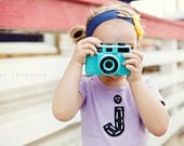 GIRL LIL CAP short sleeve custom t shirts. super cute.  pick color of tee, letter or number, felt color, yarn color