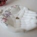 Vintage Westmoreland Milk Glass Roses & Bowls Hand Dish
