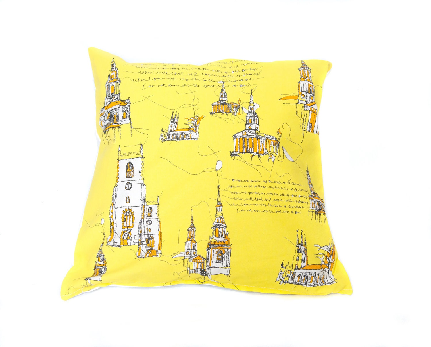 Oranges and Lemons cushion cover
