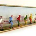Merten Miniaturplastiken Women Skiing Scale Model Figurines Diorama Germany