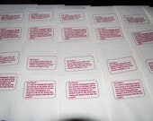 Fun Fact Wedding Napkins 6 Designs 300 Napkins