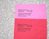 Custom Facts Wedding Napkins 6 Facts 300 Napkins