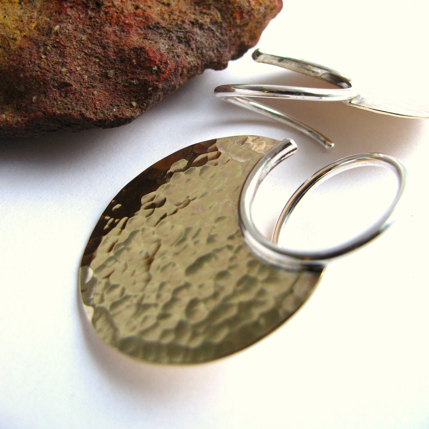 14 Gauge Earrings Expanded Earrings Stretched by CaravanRoad