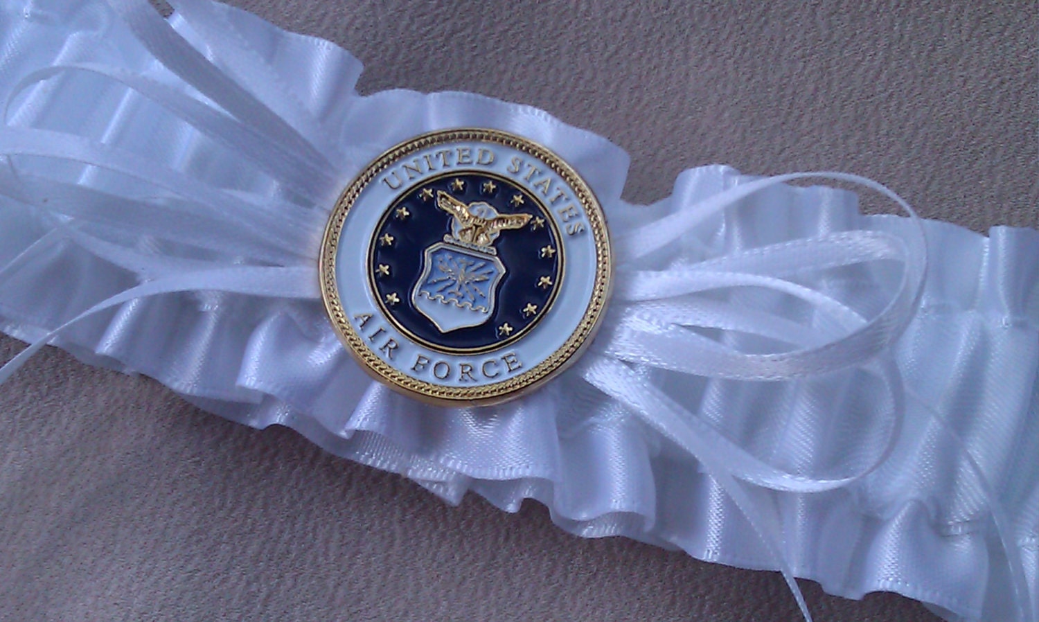 USA Air Force Bridal Wedding Garter Military Brides