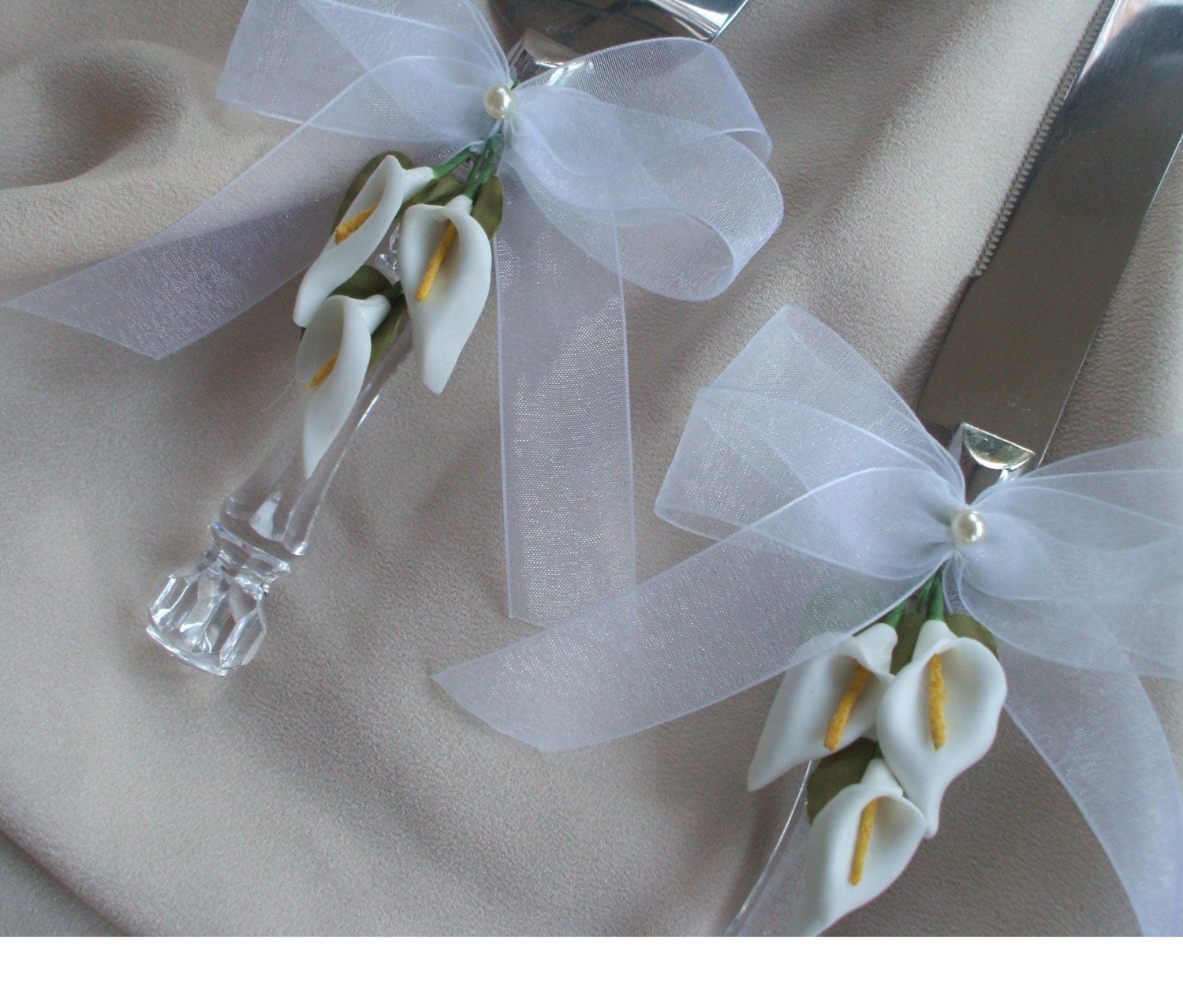 Calla Lily Cake Serving Set