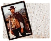 Handmade Copper Mirror / Pocket Mirror / Purse Mirror /  Clint Eastwood the Good Bad Ugly movie