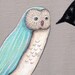Nighttiming: Starry Owl Print