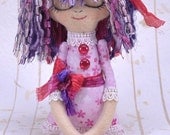 Itzelle, Collectible Handmade Art Doll.