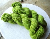 hand dyed lamb's pride bulky - green