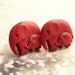 Last pair- Mommy and Baby Elephants - post earrings