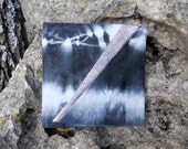 Stormy Skies - handmade journal (leather, handbound)