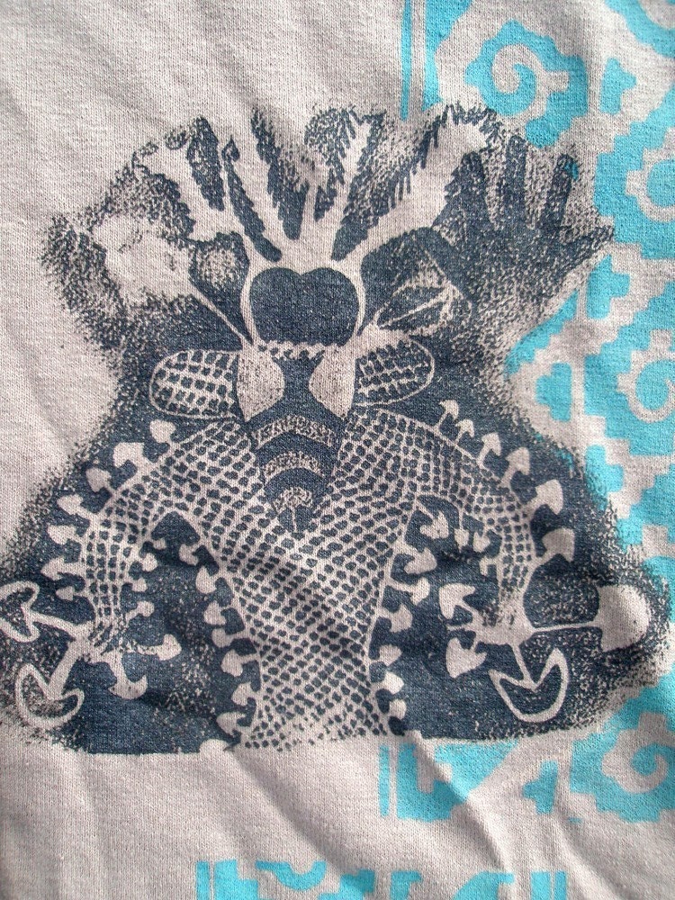 Mushroom God Tshirt Hemp Organic Cotton Psytrance