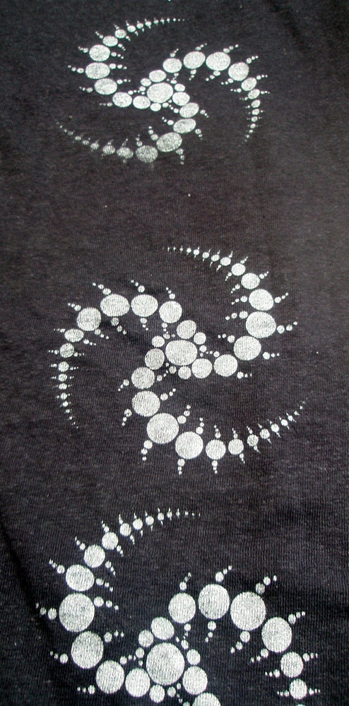 Hemp Mens T-shirt Fractal Crop Circles