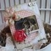 shabby chic little girls KEY BESTFRIENDS secrets handmade card