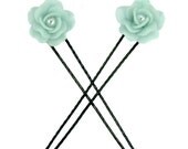 Polymer clay jewelry Miniature roses Hair Pin Gift Ideas for Her