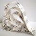 Hanging Paper Hearts - Recycled Sheet Music - Set of 2