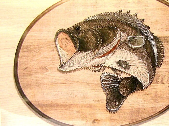 Fish String Art Kit Vintage 1970s NIB by bythewayside on Etsy