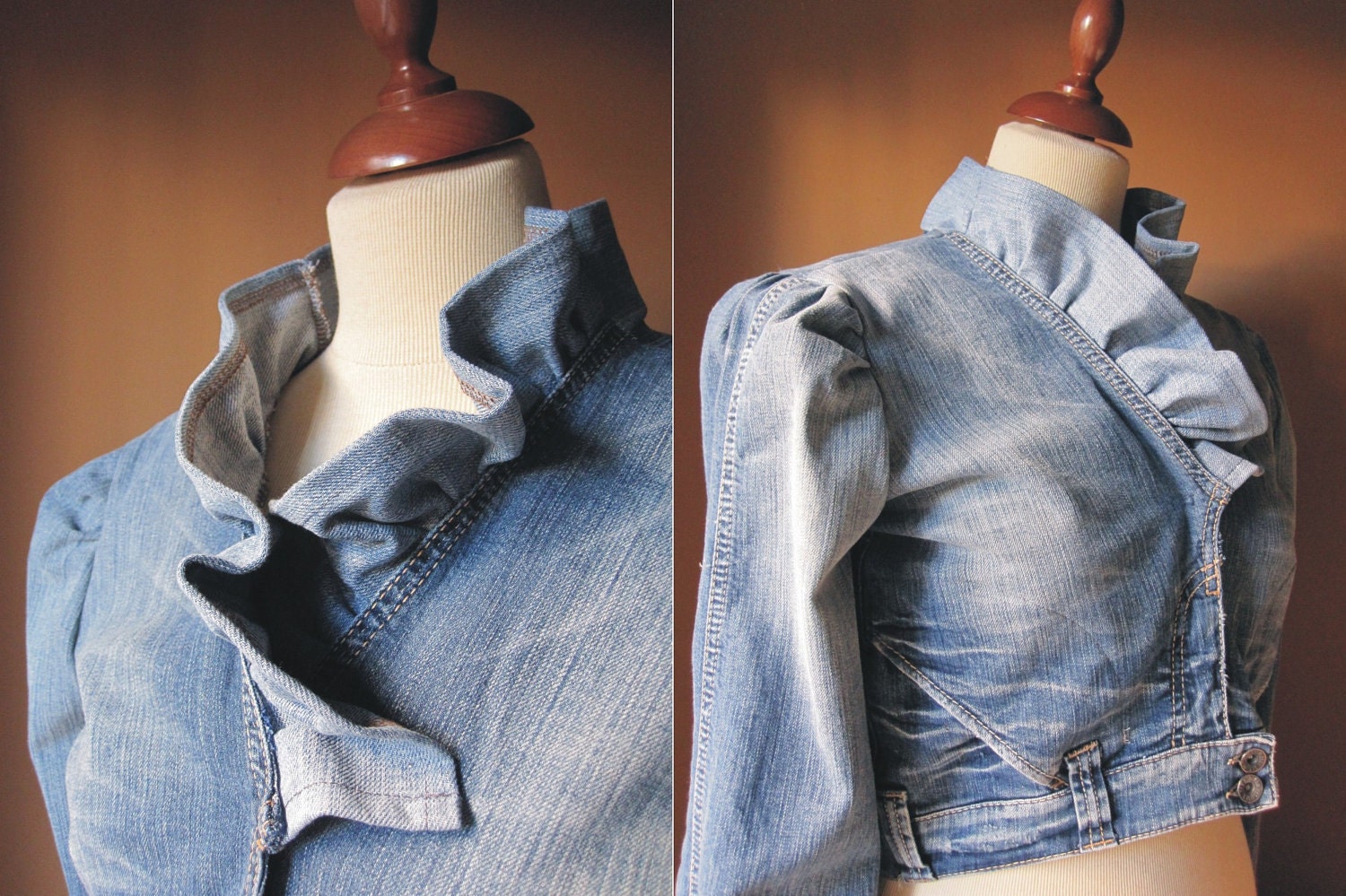 Your Ruffle Denim Jacket