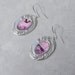 Earrings Coming Home Black Bird Cage Cab Art Nouveau