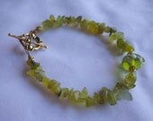 Bracelet - Green Jade Chips Bracelet - Princess Lei
