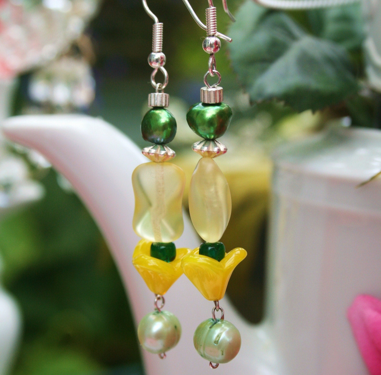 Daffodil Yellow and Green  SOLD