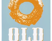 Old Fashioned Donut Screenprint -- Priority Shipping